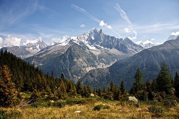 Geant de Dent, below Mont Blanc