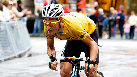 Yellow jersey, Tour de L'Avenir, Stage 4 (he lost it this stage)