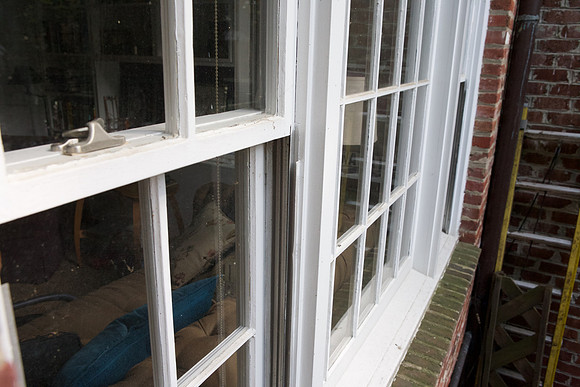 Family room rear window
