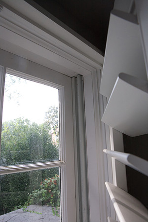 3rd floor, Hall, rear-facing window