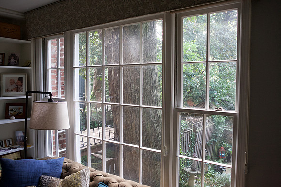 Family room rear window