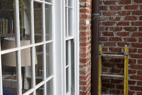 Family room rear window