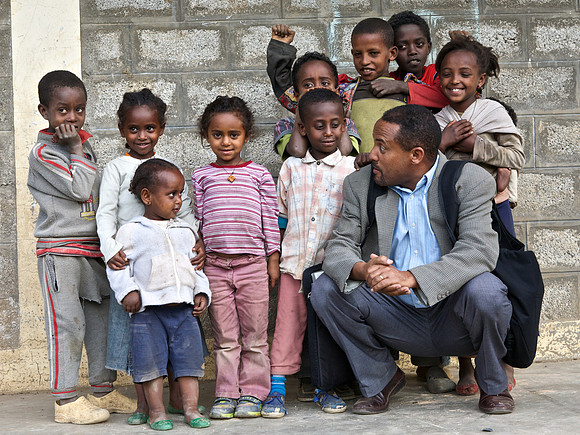 Melaku Sebhat w beneficiary children