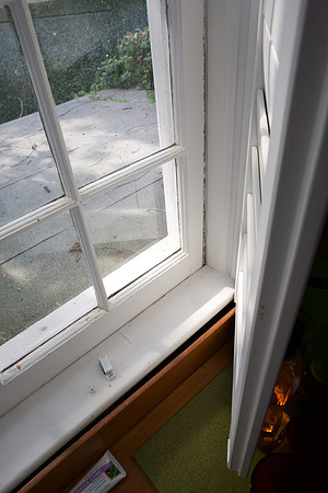 3rd floor, Hall, rear-facing window
