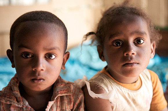 AIDS orphans under care of EHN/LeAlem partner OSSA.