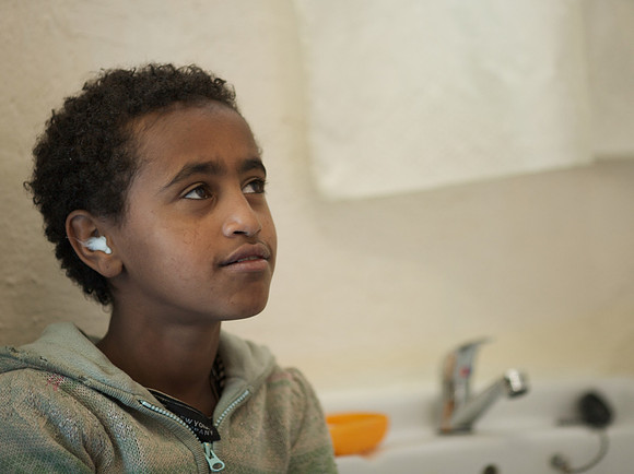 EHN/LeAlem beneficiary Mahilet, age 10, at follow-up visit.