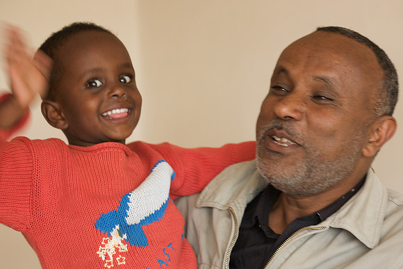 Atetegeb Assistant Director Temesgen Afeta and Binyamin.