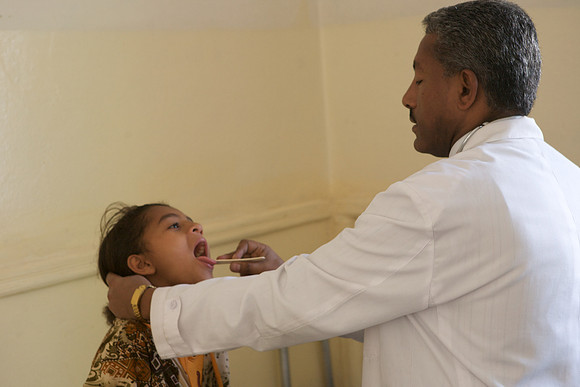 EHN/LeAlem beneficiary and Dr. Alemayehu Dinku.