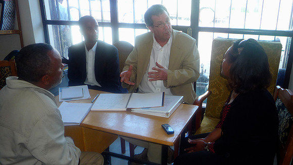 Jim and Abeje meet with Atetegeb